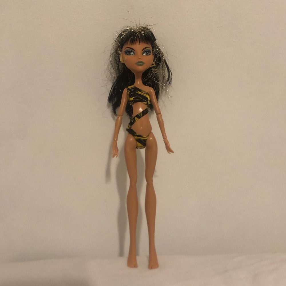 Monster High Cleo De Nile Swimsuit doll without shoes